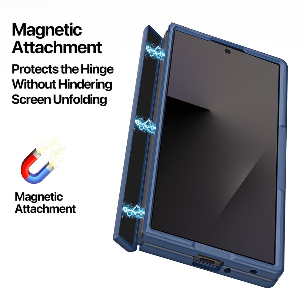 Dux Ducis Samsung Galaxy Z Fold8 Ultra / Samsung Galaxy Z Fold7 - Σκληρή Θήκη με Πλαίσιο Σιλικόνης MagSafe - Yind Series - Black