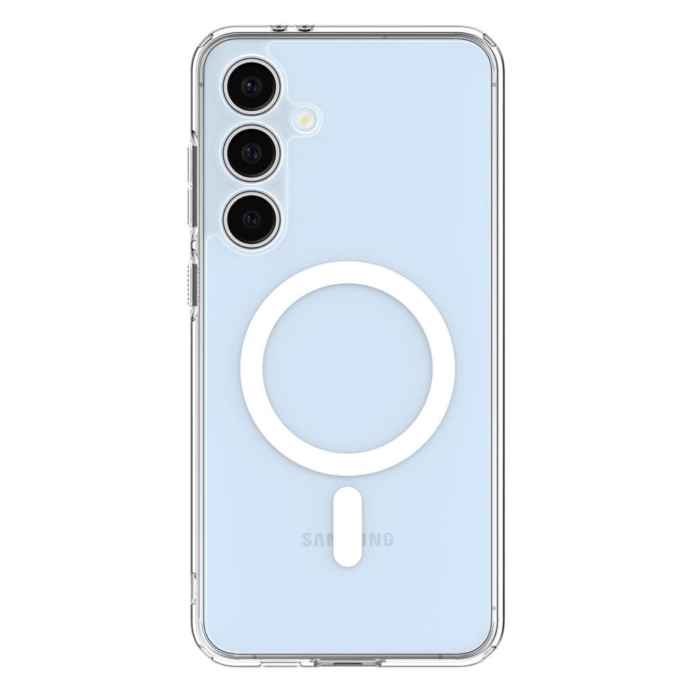 Spigen Samsung Galaxy S24 FE Ultra Hybrid Mag Σκληρή Θήκη με Πλαίσιο Σιλικόνης Και MagSafe - White