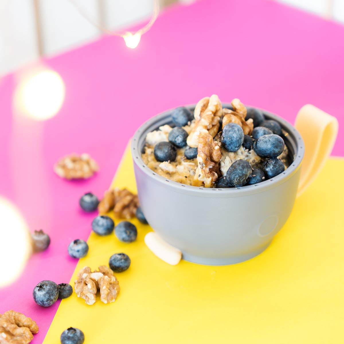 Navaris Vacuum Insulated Food Jar Θερμός από Ανοξείδωτο Ατσάλι με Καπάκι - Δοχείο Για Φαγητό - 450ml - Dark Gray - 47325.1.19