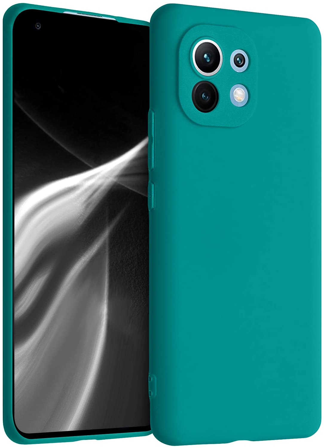 KW Xiaomi Mi 11 Θήκη Σιλικόνης TPU - Petrol Matte - 54188.57