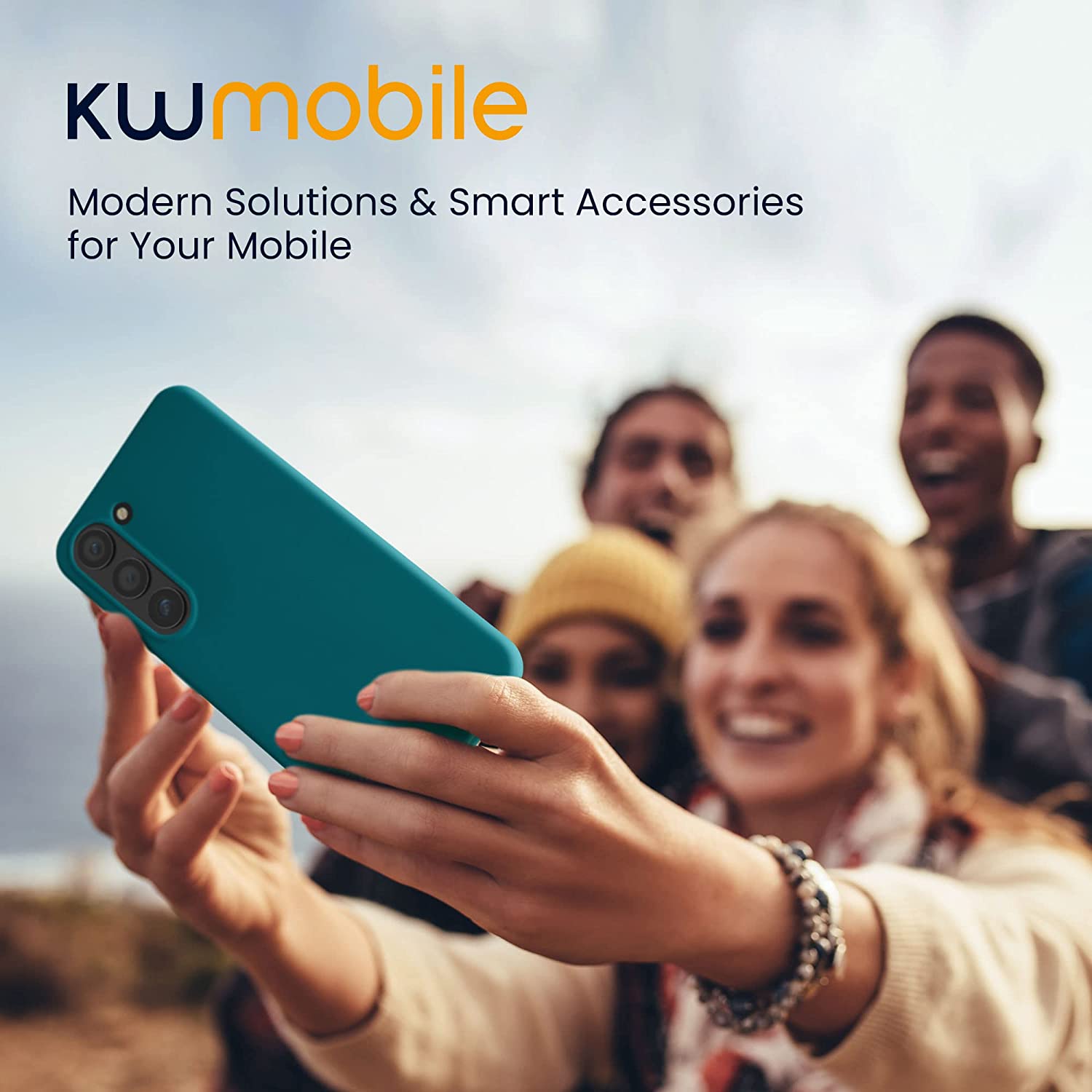 KW Samsung Galaxy S23 Θήκη Σιλικόνης TPU - Petrol Matte - 60282.57