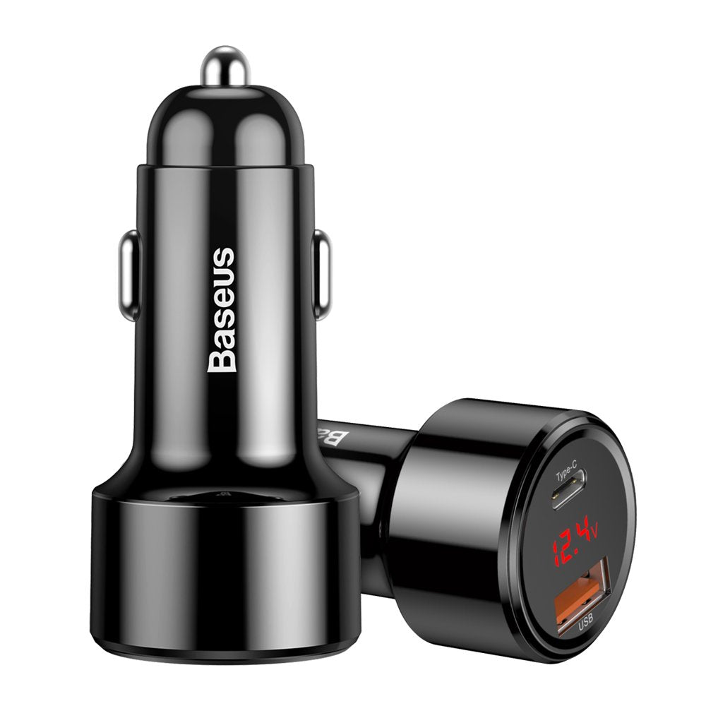 Baseus Magic Series PPS 45W 6A Φορτιστής Αυτοκινήτου Γρήγορης Φόρτισης με 1 Θύρα USB και 1 Θύρα Type - C - Black - CCMLC20C - 01
