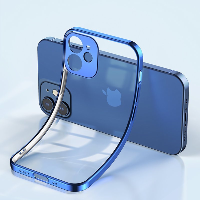 Joyroom iPhone 12 Pro Beauty Series TPU Case Λεπτή Θήκη Σιλικόνης - Blue