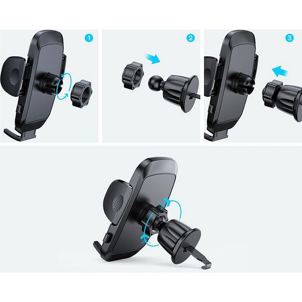Joyroom Universal Βάση Αυτοκινήτου Αεραγωγού - Black - JR - ZS259