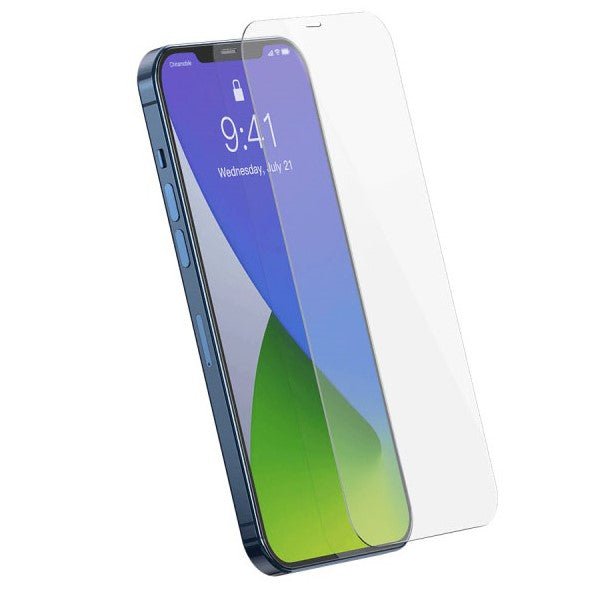Baseus iPhone 12 / iPhone 12 Pro 0.3mm Full Glass Full Screen Αντιχαρακτικό Γυαλί Οθόνης - 2 Τεμάχια - Clear - SGAPIPH61P - LS02