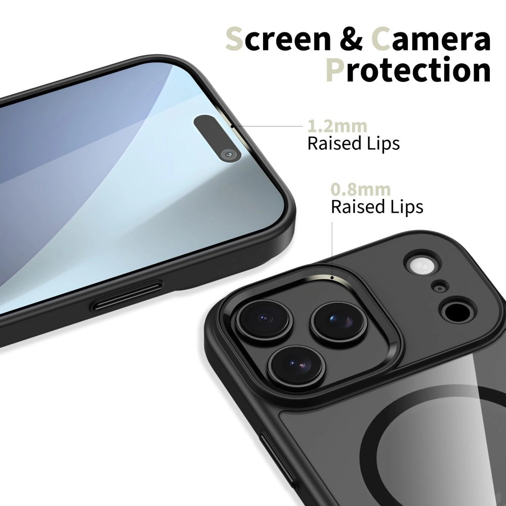 Tech - Protect iPhone 17 Pro MagMat - Σκληρή Θήκη με Πλαίσιο Σιλικόνης και MagSafe - Black / Διάφανη