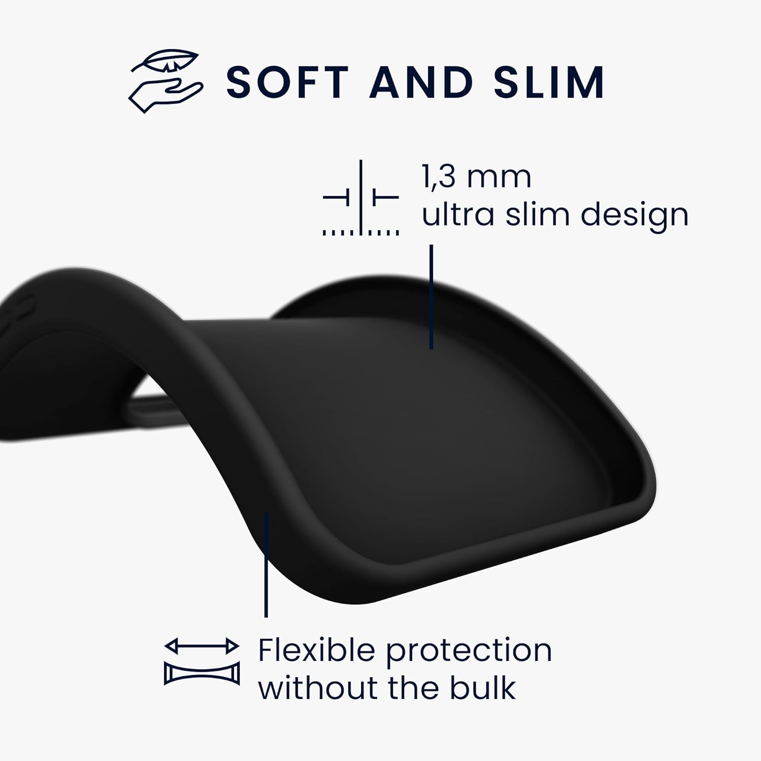 KW Samsung Galaxy A35 5G Λεπτή Θήκη Σιλικόνης TPU - Black