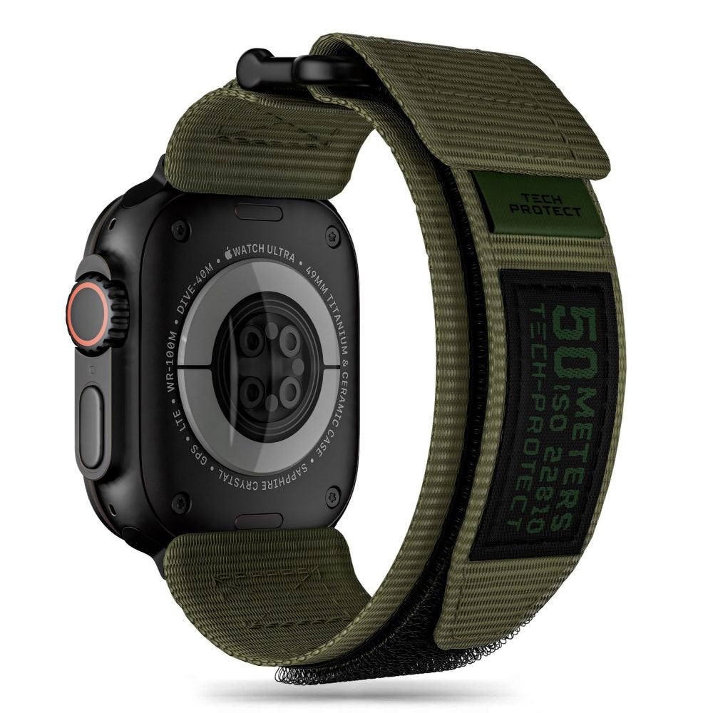 Tech - Protect Λουράκι Apple Watch 4 / 5 / 6 / 7 / 8 / 9 / SE / ULTRA 1 / ULTRA 2 - 42 / 44 / 45 / 49 mm Scout Pro - Mliltary Green