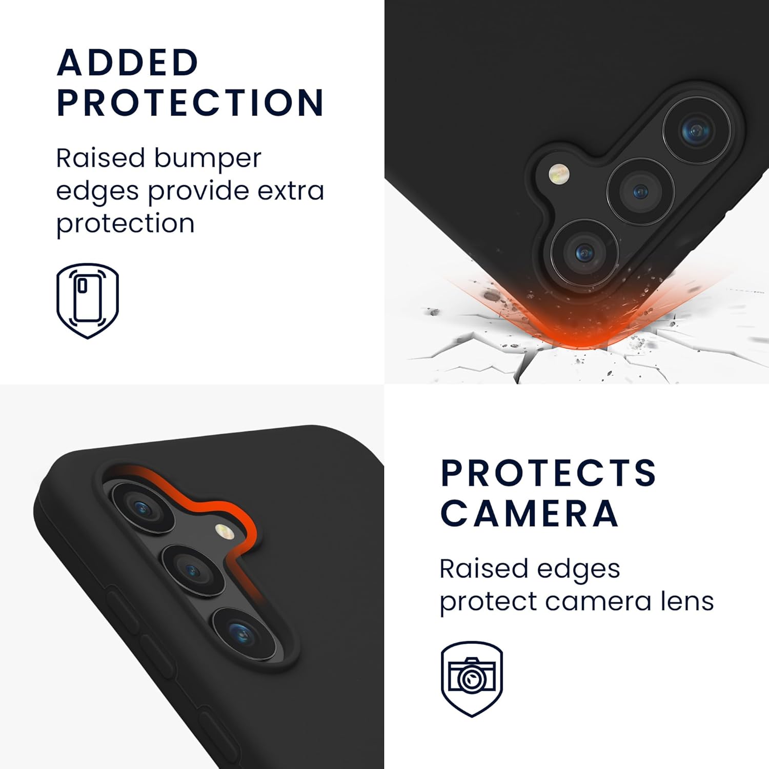 KW Samsung Galaxy S24 FE Θήκη Σιλικόνης Rubberized TPU - Black