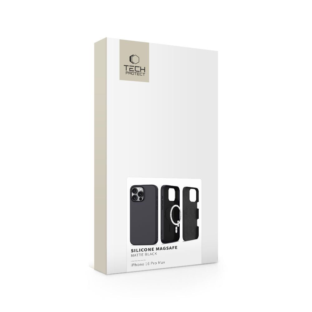 Tech - Protect iPhone 16 Pro Max Silicone MagSafe Θήκη Σιλικόνης TPU - Matte Black