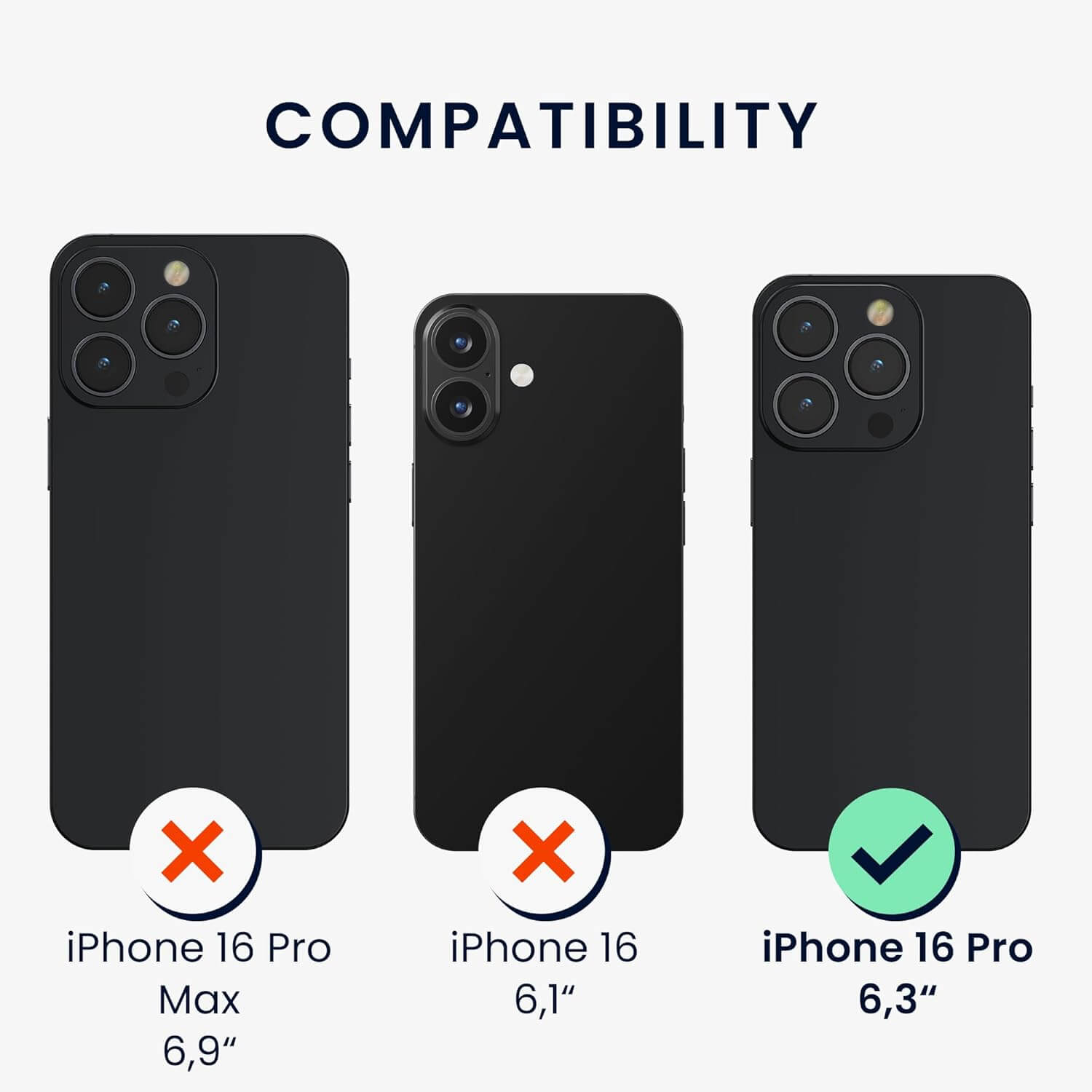 KW iPhone 16 Pro Θήκη από Φυσικό Ξύλο - Dark Brown