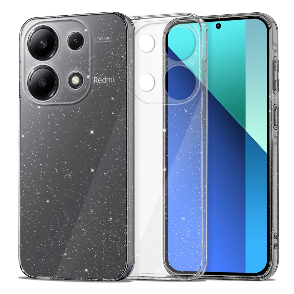 Tech - Protect Xiaomi Redmi Note 13 4G Flexair Λεπτή Θήκη Σιλικόνης - Glitter