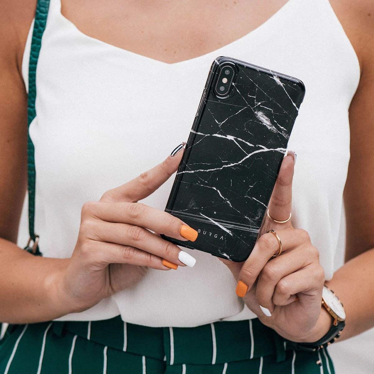 Burga iPhone 14 Plus Fashion Tough Σκληρή Θήκη - Noir Origin