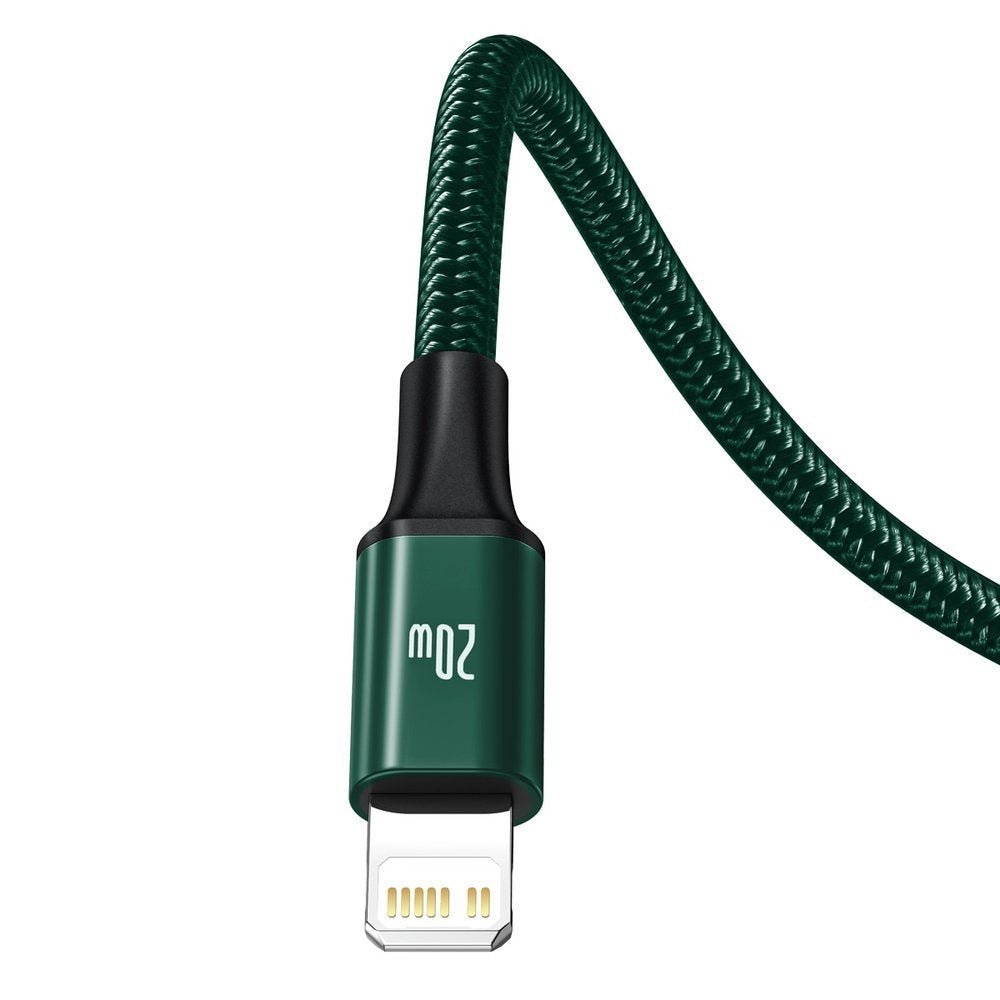 Baseus Rapid 3in1 Καλώδιο Φόρτισης Type - C 20W 1.5m - Micro USB / Lightning / Type - C - Green - CAMLT - SC06