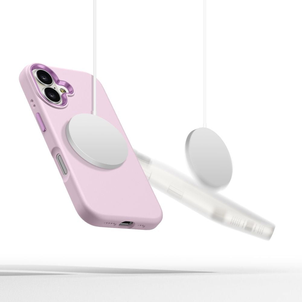 Tech - Protect iPhone 16 Silicone Pure Θήκη Σιλικόνης TPU με MagSafe - Pink Pearl