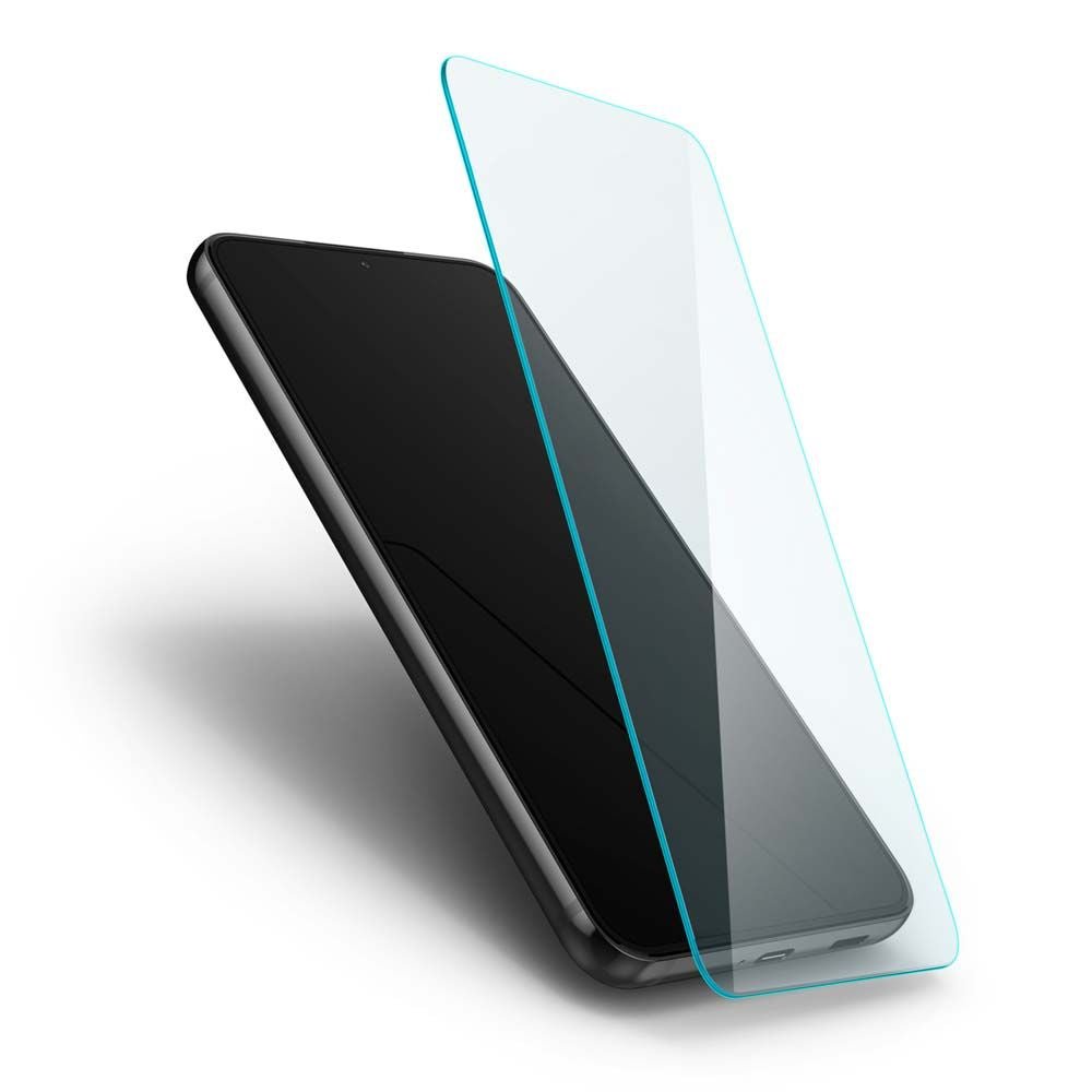 Spigen Samsung Galaxy S22 GLAS.tR Slim HD Case Friendly Full Screen Tempered Glass Αντιχαρακτικό Γυαλί Οθόνης 9H - Clear - AGL04155