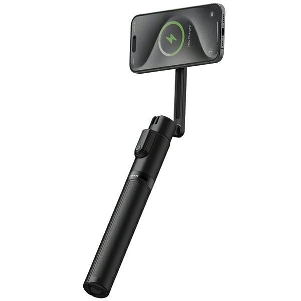 Energea Magear MagPod - Ασύρματο MagSafe Selfie Stick με Τρίποδο και Bluetooth Τηλεχειριστήριο - Black