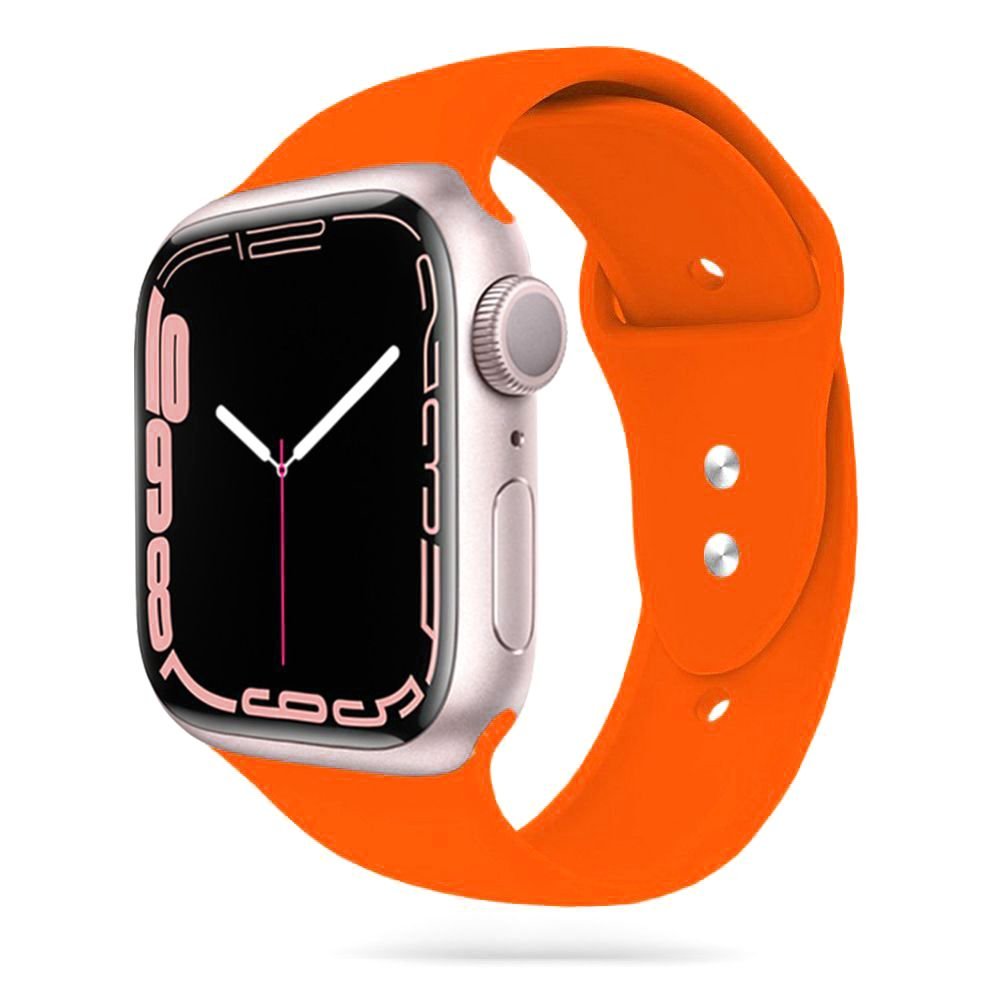 Tech - Protect Λουράκι Apple Watch 4 / 5 / 6 / 7 / 8 / 9 / SE / ULTRA 1 / ULTRA 2 - 42 / 44 / 45 / 49 mm IconBand Λαστιχένιο - Orange