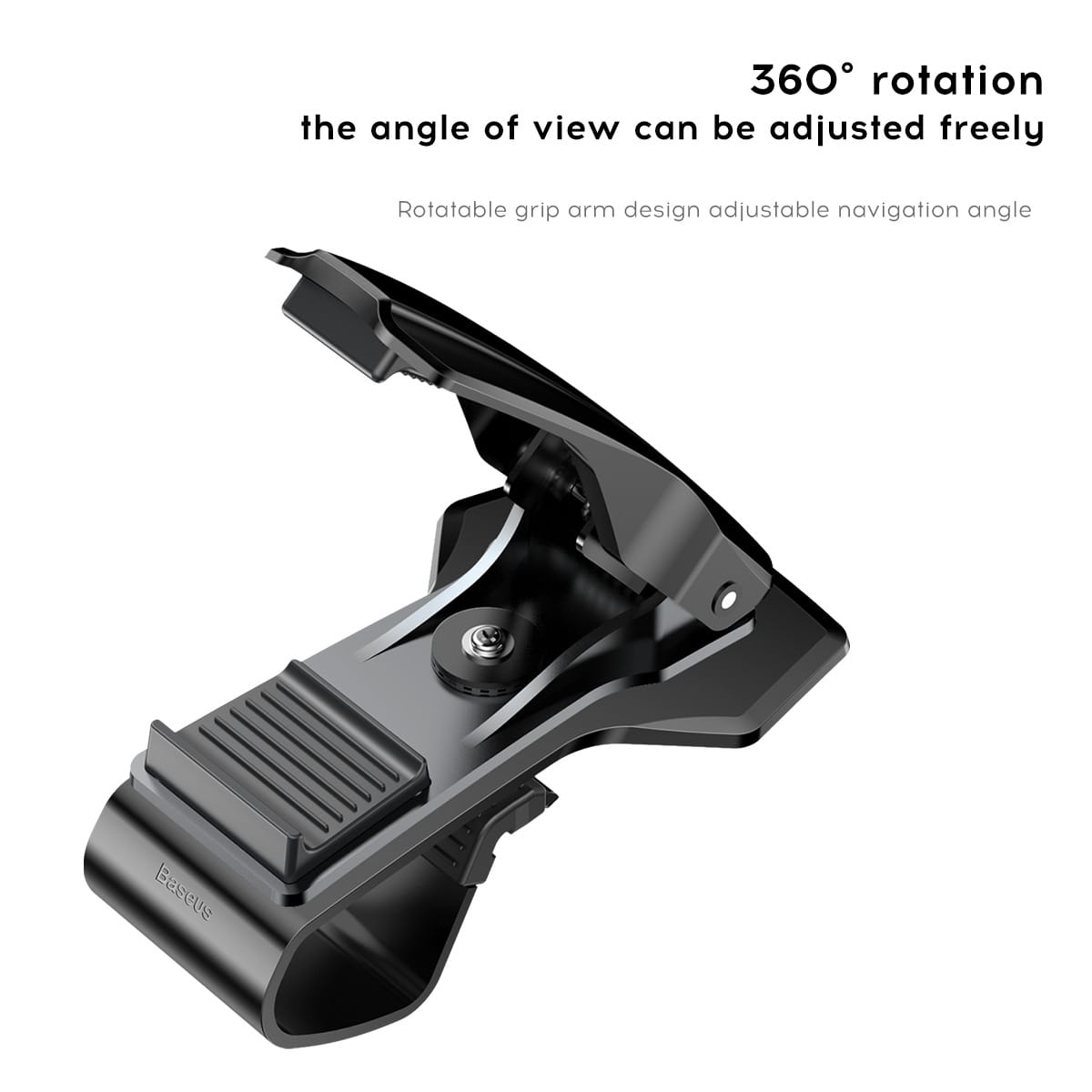 Baseus Mouth Car Mobile Holder - Universal Βάση Αυτοκινήτου - Black - SUDZ - 01