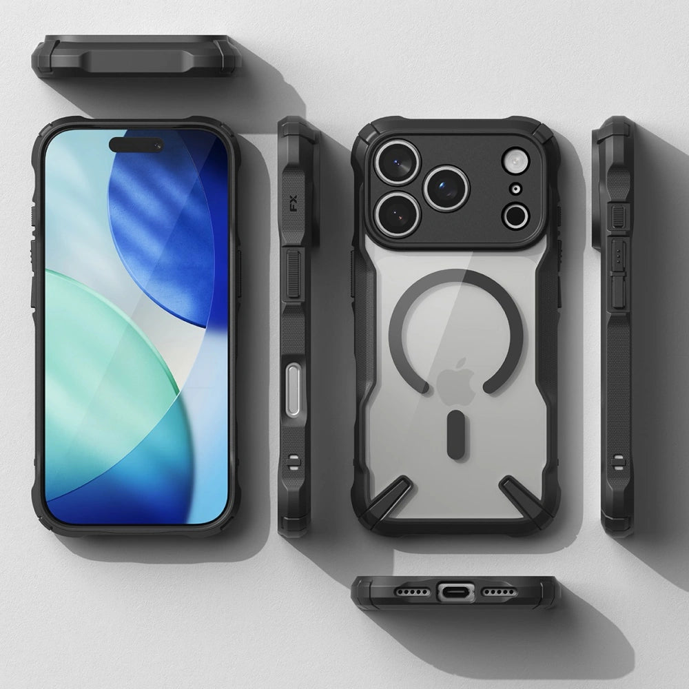 Ringke iPhone 17 Pro Max - Fusion X Magnetic MagSafe - Σκληρή Θήκη με Πλαίσιο Σιλικόνης και MagSafe - Black