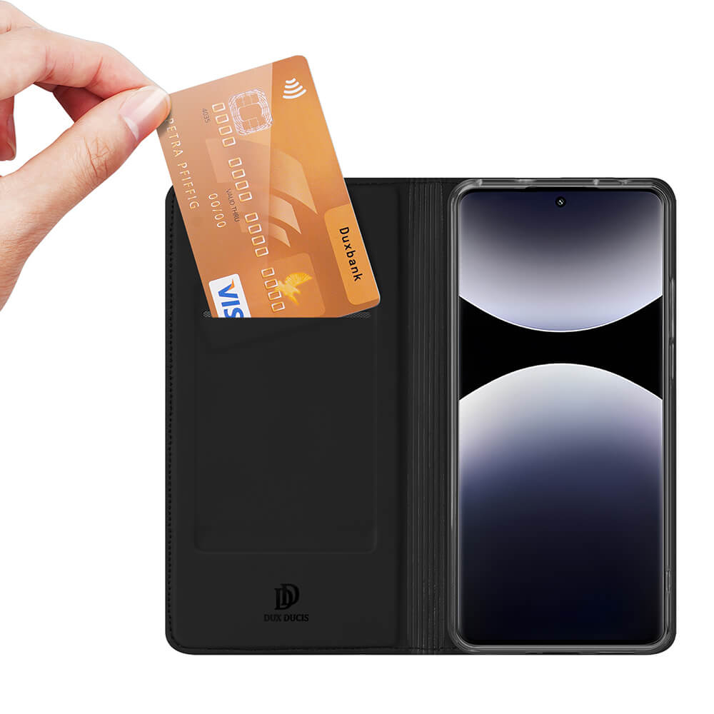 Dux Ducis Xiaomi Redmi Note 14 Pro 4G - Skin Pro - Θήκη Βιβλίο - Black