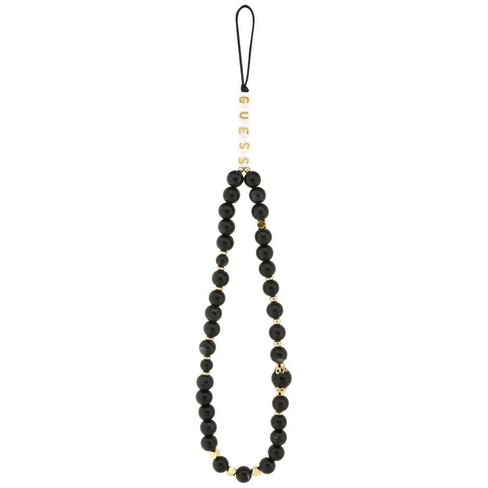 Guess iPhone Air - 4G Strap Triangle Logo MagSafe - Σκληρή Θήκη με Επένδυση Συνθετικού Δέρματος και Λουράκι - Black - GUHMP17MP4TSDPPSK