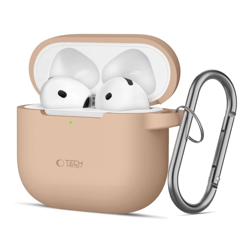 Tech - Protect AirPods 4 Θήκη Σιλικόνης - Silicone Hook - Caffe Latte
