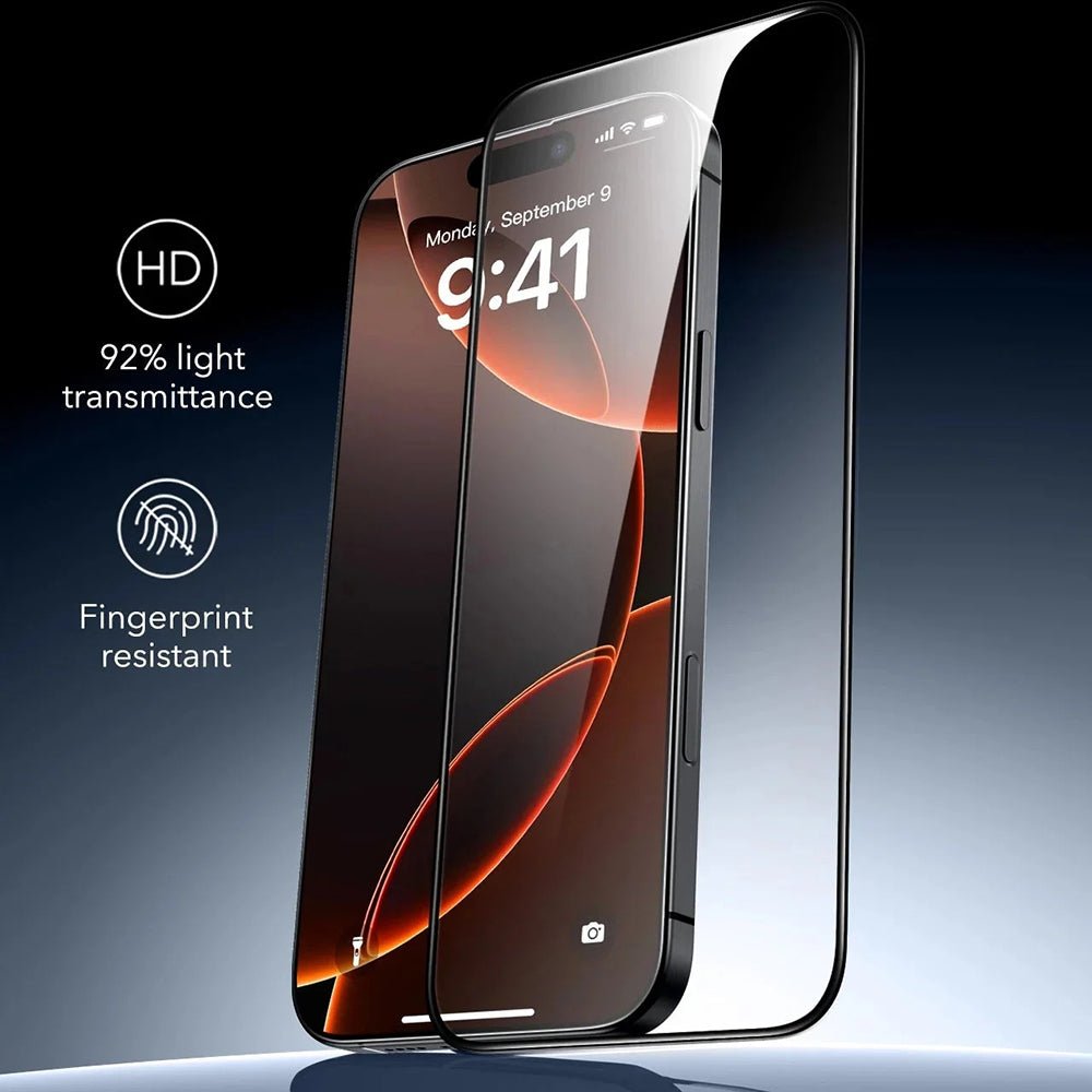 ESR iPhone 17 Pro - Αντιχαρακτικό Γυαλί Οθόνης - UltraFit Armorite - 3 Τεμάχια - Black