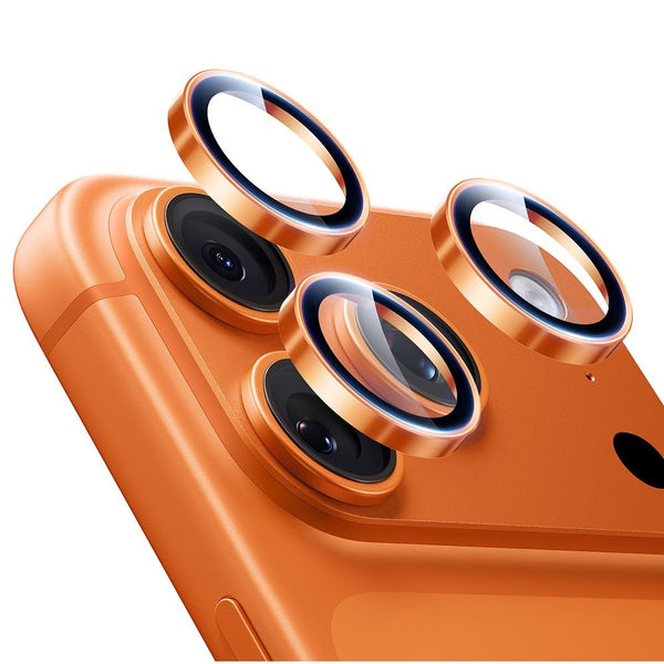 ESR iPhone 17 Pro Max / 17 Pro / 16 Pro Max / 16 Pro / 15 Pro Max / 15 Pro / 14 Pro Max / 14 Pro - Αντιχαρακτικό Γυαλί για την Κάμερα - Armorite - Orange
