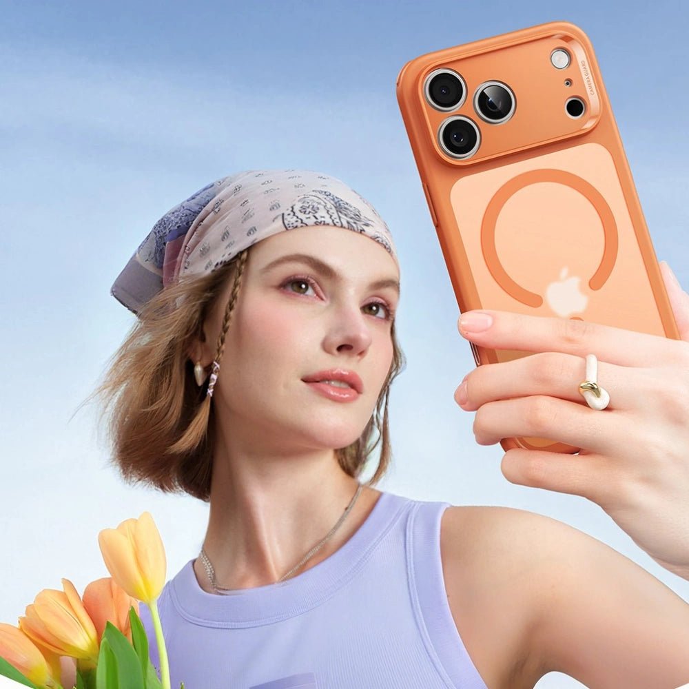 ESR iPhone 17 Pro Max - Classic Hybrid Halolock - Σκληρή Θήκη με Πλαίσιο Σιλικόνης και MagSafe - Frosted Orange