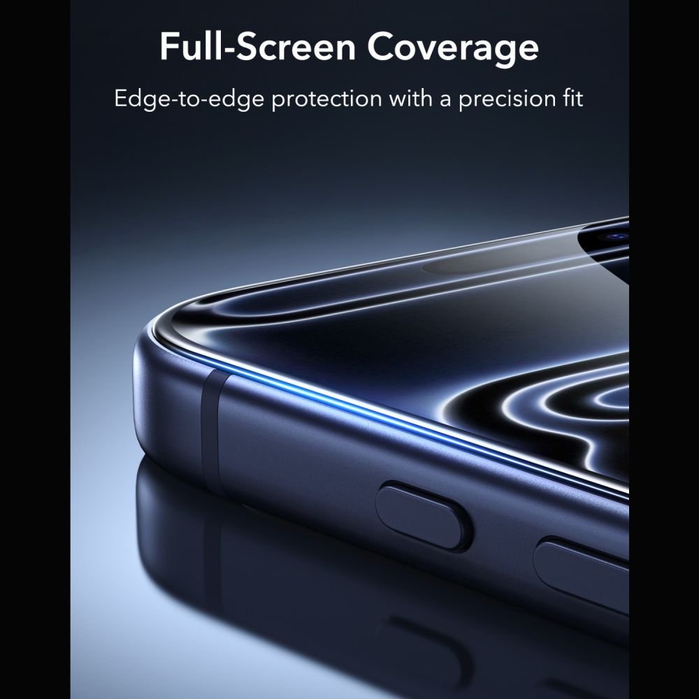 ESR iPhone 17 Pro Max / iPhone 18 Pro Max - Αντιχαρακτικό Γυαλί Οθόνης - UltraFit Armorite - 2 Τεμάχια - Black