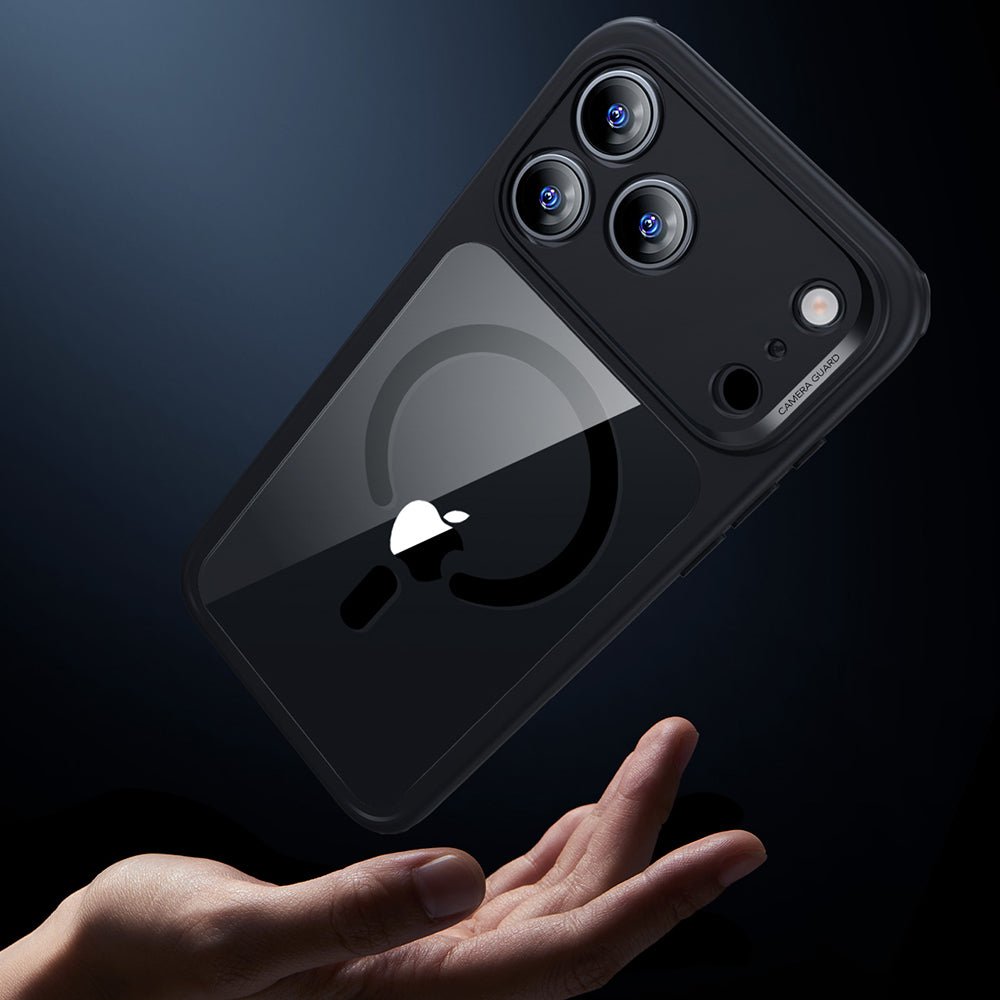 ESR iPhone 17 Pro - Σκληρή Θήκη με Πλαίσιο Σιλικόνης και MagSafe - Classic Hybrid Halolock - Clear Black
