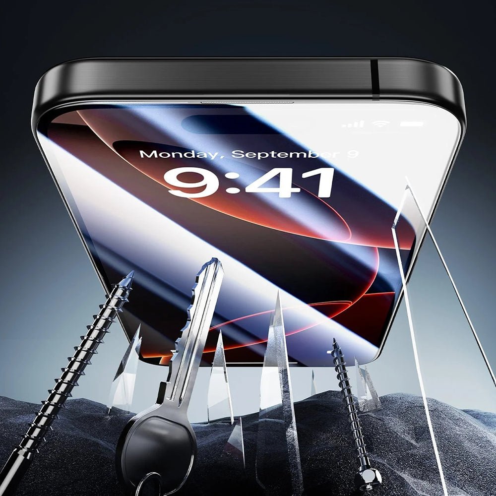 ESR iPhone 18 Pro - Αντιχαρακτικό Γυαλί Οθόνης - UltraFit Armorite - 3 Τεμάχια - Black