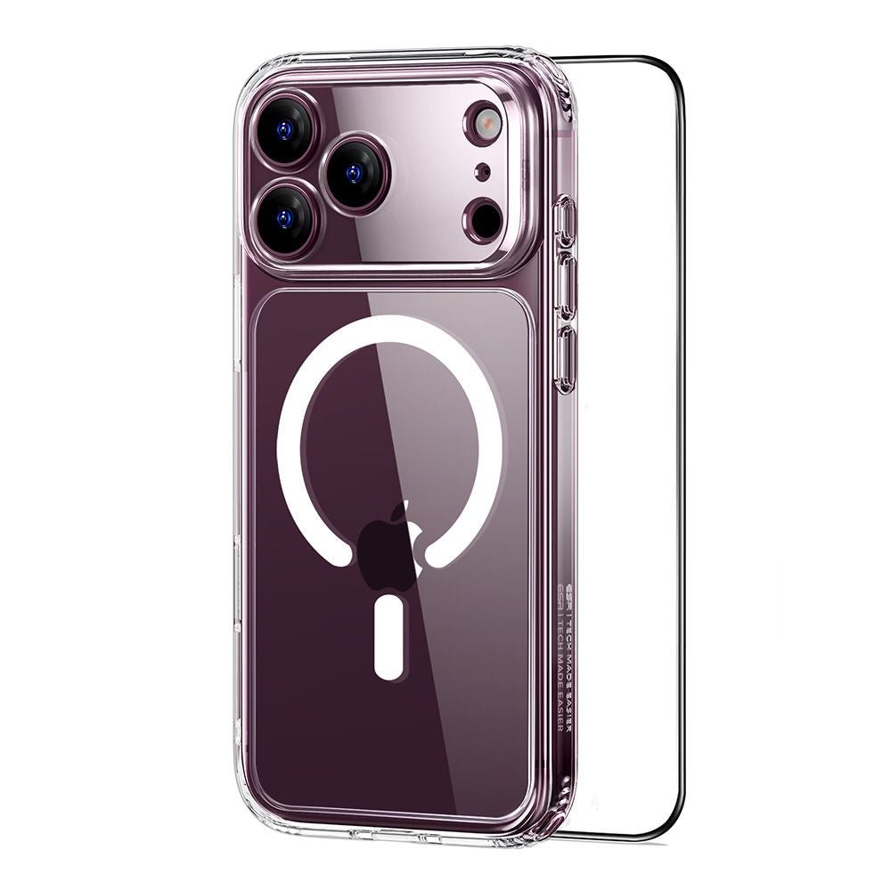 ESR iPhone 18 Pro / iPhone 17 Pro - Σετ με Θήκη Classic Hybrid MagSafe και Αντιχαρακτικό Γυαλί Οθόνης - Clear