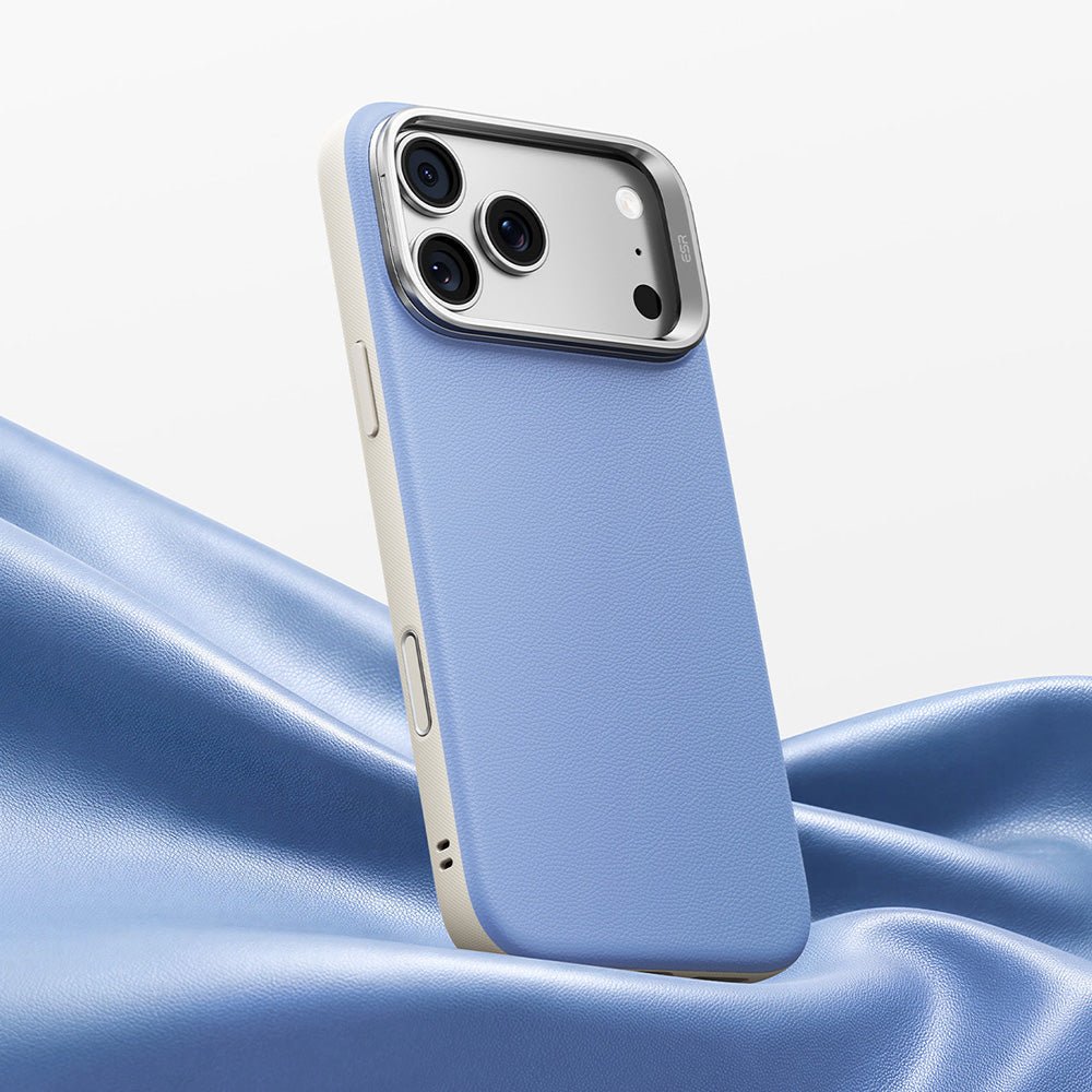 ESR iPhone 18 Pro / iPhone 17 Pro - Σκληρή Θήκη MagSafe με Πλαίσιο Σιλικόνης και Σταντ - Atelier Magnetic Kickstand - Light Blue