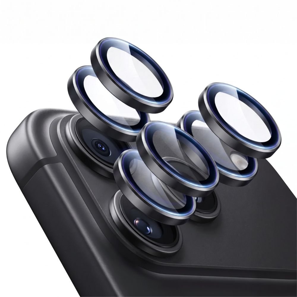 ESR iPhone 18 Pro / iPhone 18 Pro Max Αντιχαρακτικό Γυαλί για την Κάμερα - Armorite - 2 Τεμάχια - Black