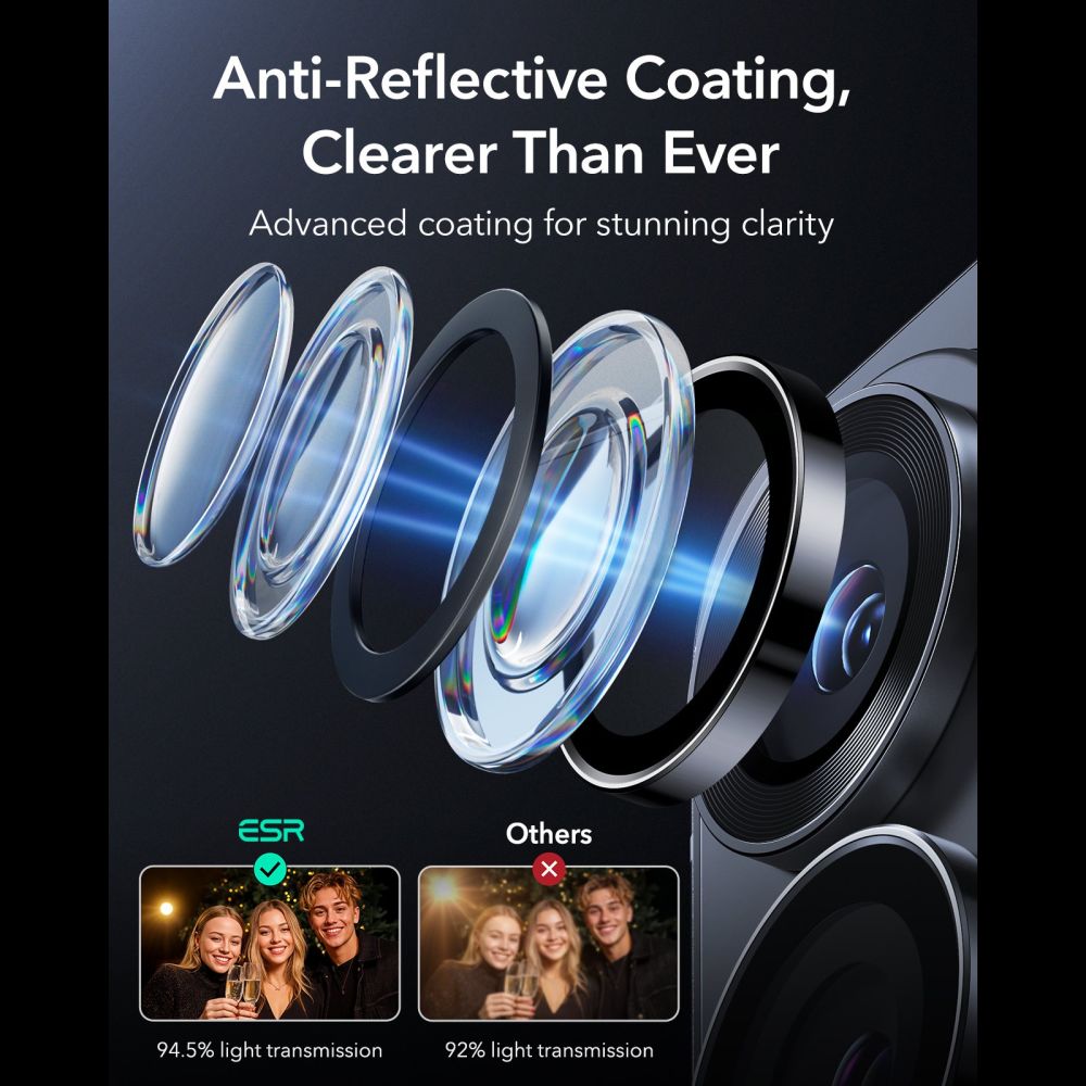 ESR Samsung Galaxy S26 Ultra - Αντιχαρακτικό Γυαλί για την Κάμερα - Armorite - Black