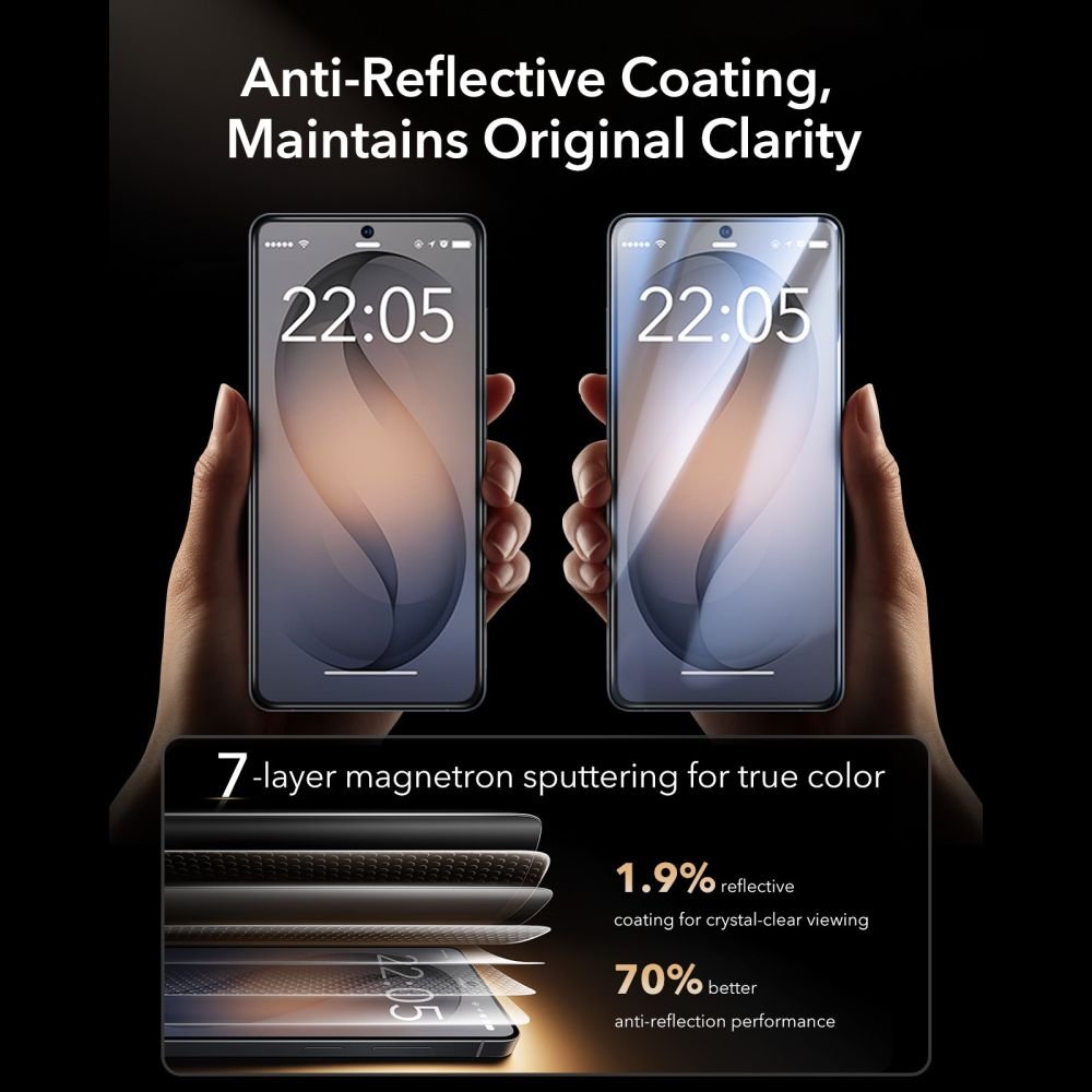 ESR Samsung Galaxy S26 Ultra - Full Screen Αντιχαρακτικό Γυαλί Οθόνης - UltraFit Armorite Pro - Clear