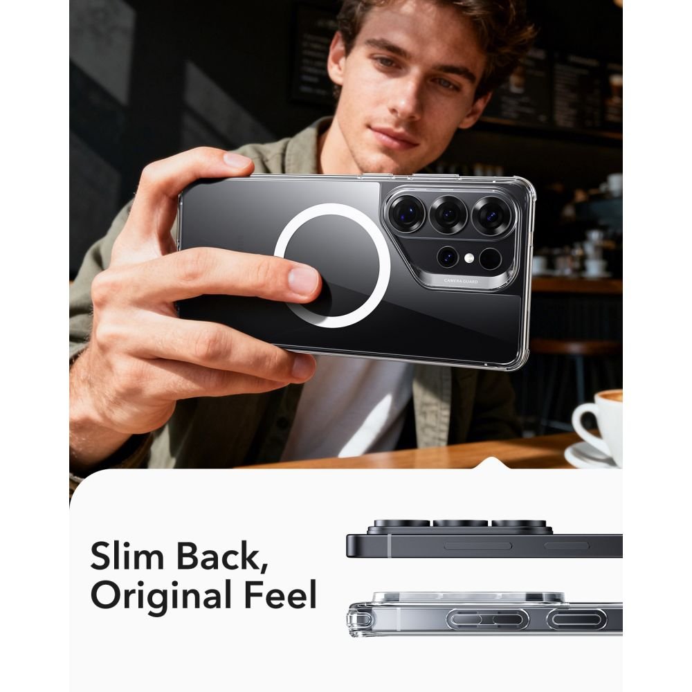 ESR Samsung Galaxy S26 Ultra - Σκληρή Θήκη με Πλαίσιο Σιλικόνης - Classic Hybrid MagSafe - Clear