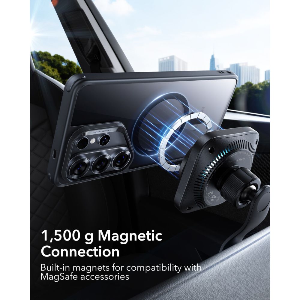 ESR Samsung Galaxy S26 Ultra - Σκληρή Θήκη με Πλαίσιο Σιλικόνης - Classic Hybrid MagSafe - Clear / Black