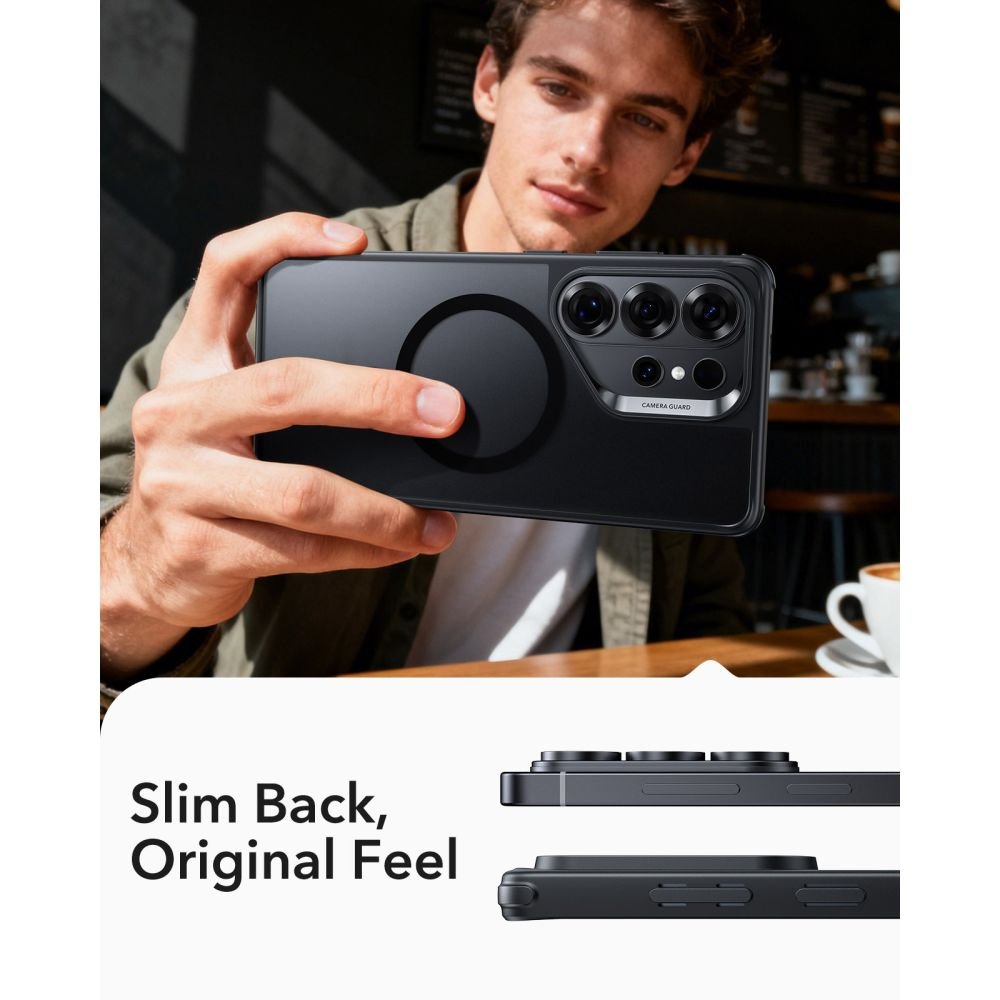 ESR Samsung Galaxy S26 Ultra - Σκληρή Θήκη με Πλαίσιο Σιλικόνης - Classic Hybrid MagSafe - Frosted Black