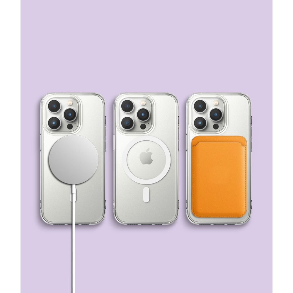 Ringke iPhone 14 Pro Fusion Σκληρή Θήκη με Πλαίσιο Σιλικόνης και MagSafe - Matte Clear