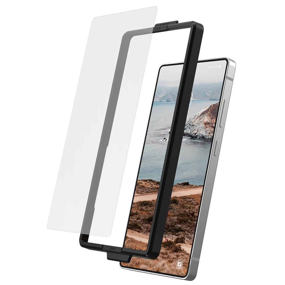 UAG Samsung Galaxy S25 Ultra Glass Shield 9H Αντιχαρακτικό Γυαλί Οθόνης με Κιτ Εγκατάστασης - Clear