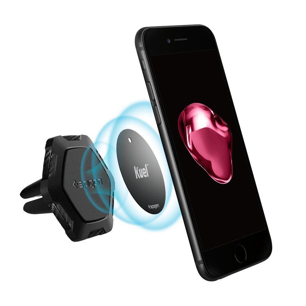 Spigen QS11 Air Vent Magnetic Car Mount Holder Βάση Αυτοκινήτου Αεραγωγού - Black