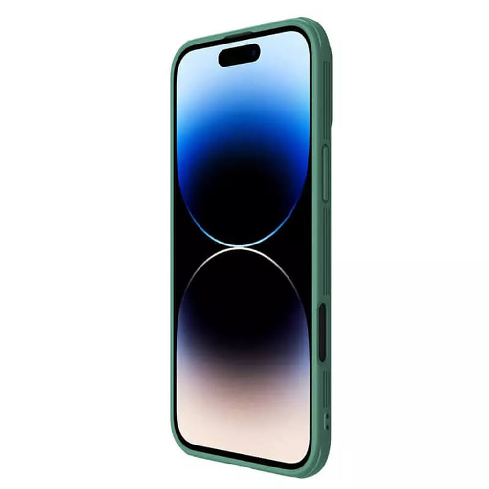Nillkin iPhone 16 Pro CamShield Pro Magnetic Σκληρή Θήκη με Κάλυμμα για την Κάμερα και MagSafe - Green