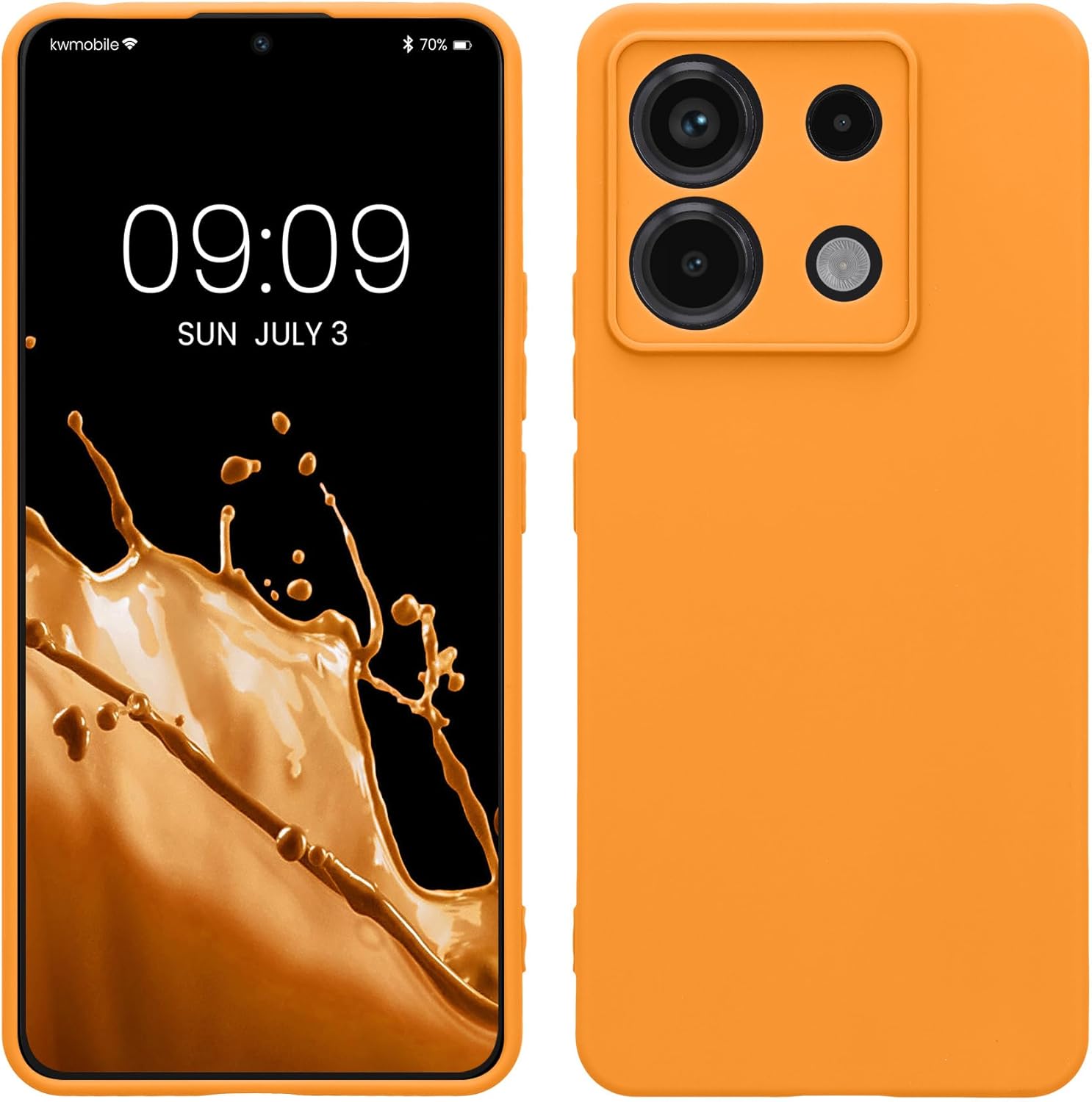 KW Xiaomi Redmi Note 13 Pro 5G / Poco X6 5G Θήκη Σιλικόνης TPU - Fruity Orange