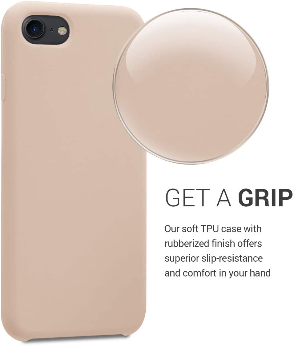 KW iPhone SE 2022 / SE 2020 / 7 / 8 Θήκη Σιλικόνης Rubber TPU - Mother Of Pearl - 40225.154