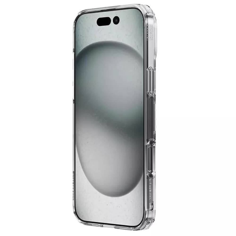 Nillkin iPhone 16 Plus Nature Pro - Σκληρή Θήκη με Πλαίσιο Σιλικόνης - Διάφανη