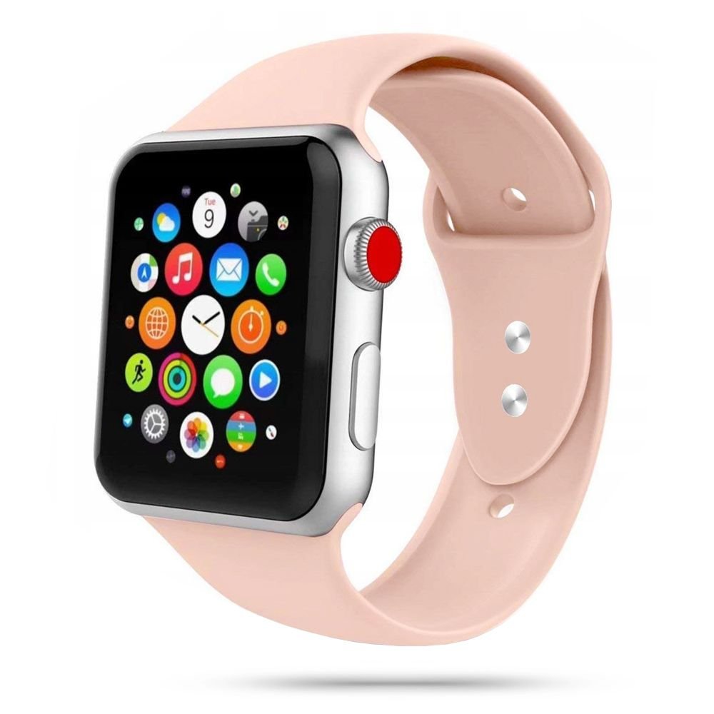 Tech - Protect Λουράκι Apple Watch 4 / 5 / 6 / 7 / 8 / 9 / SE / ULTRA 1 / ULTRA 2 - 42 / 44 / 45 / 49 mm IconBand Λαστιχένιο - Pink Sand
