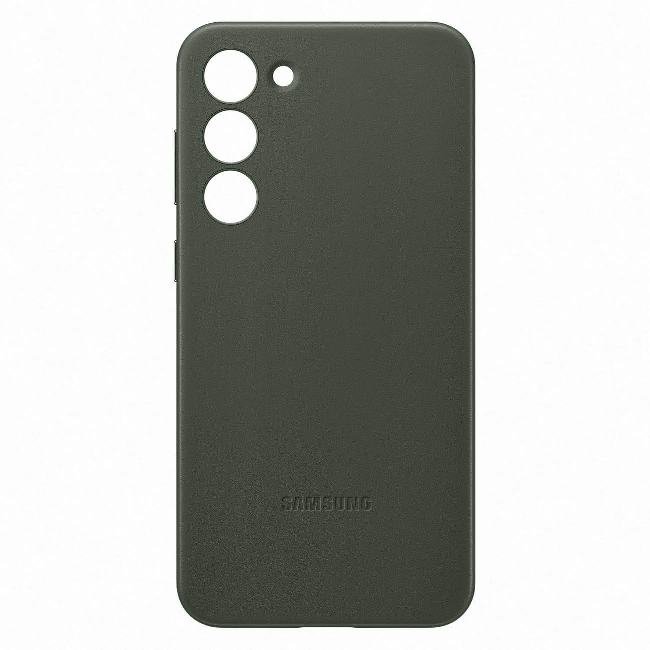 Samsung Genuine Leather Cover Samsung Galaxy S23+ Θήκη από Γνήσιο Δέρμα - Green - EF - VS916LGEGWW